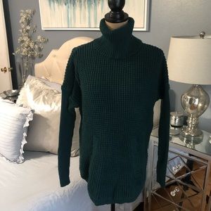 Forest green Michael Kors turtle neck sweater